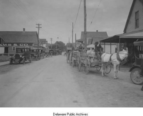 Townsond Jr Strawberry King Street Scene Photo from Early 20th Century