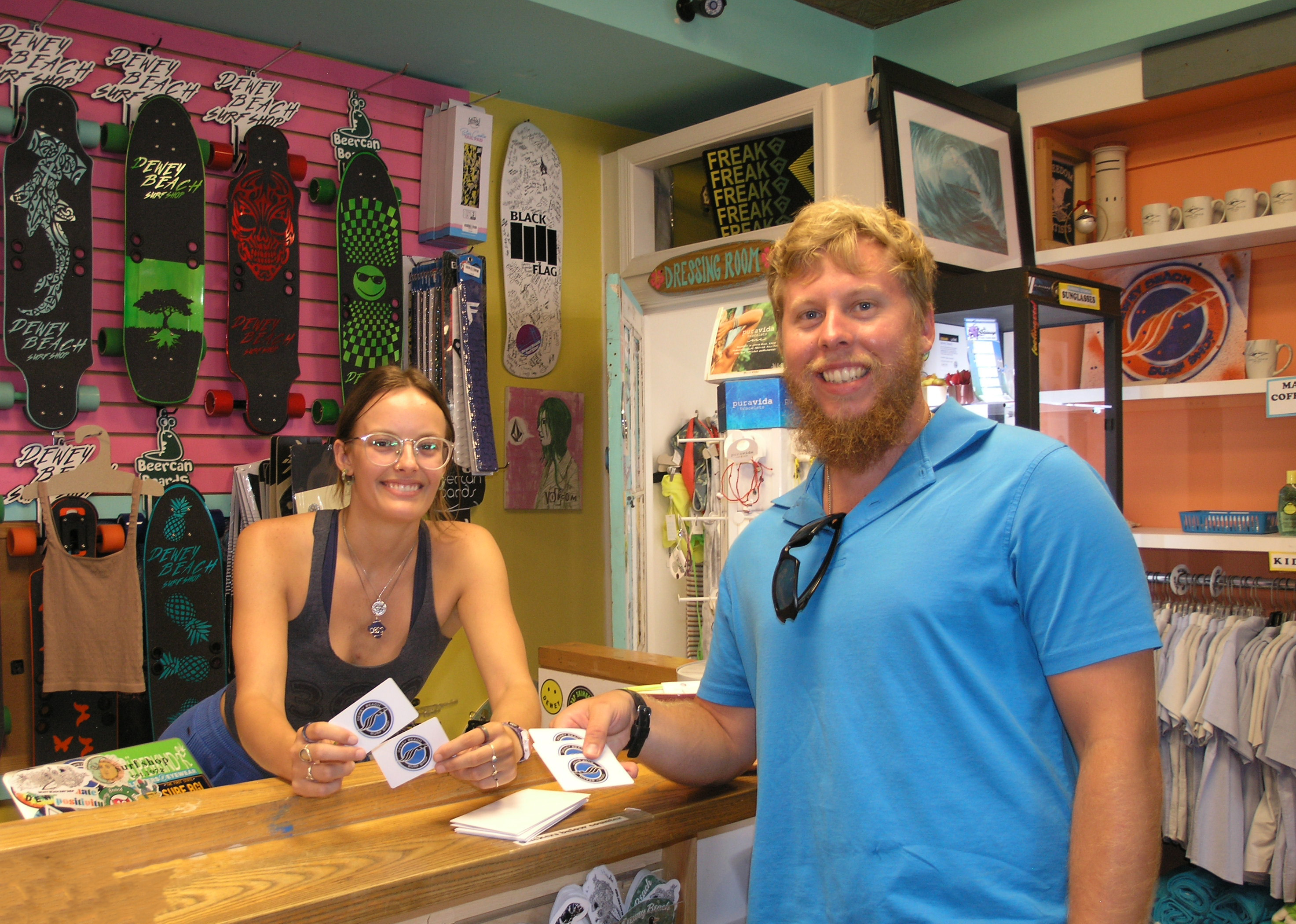 On the beach surf shop hours store