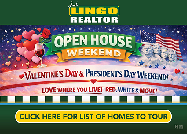 Jack Lingo, REALTOR&reg; 2026 February Open Houses