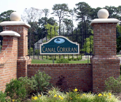 Canal Corkran Gate Front View