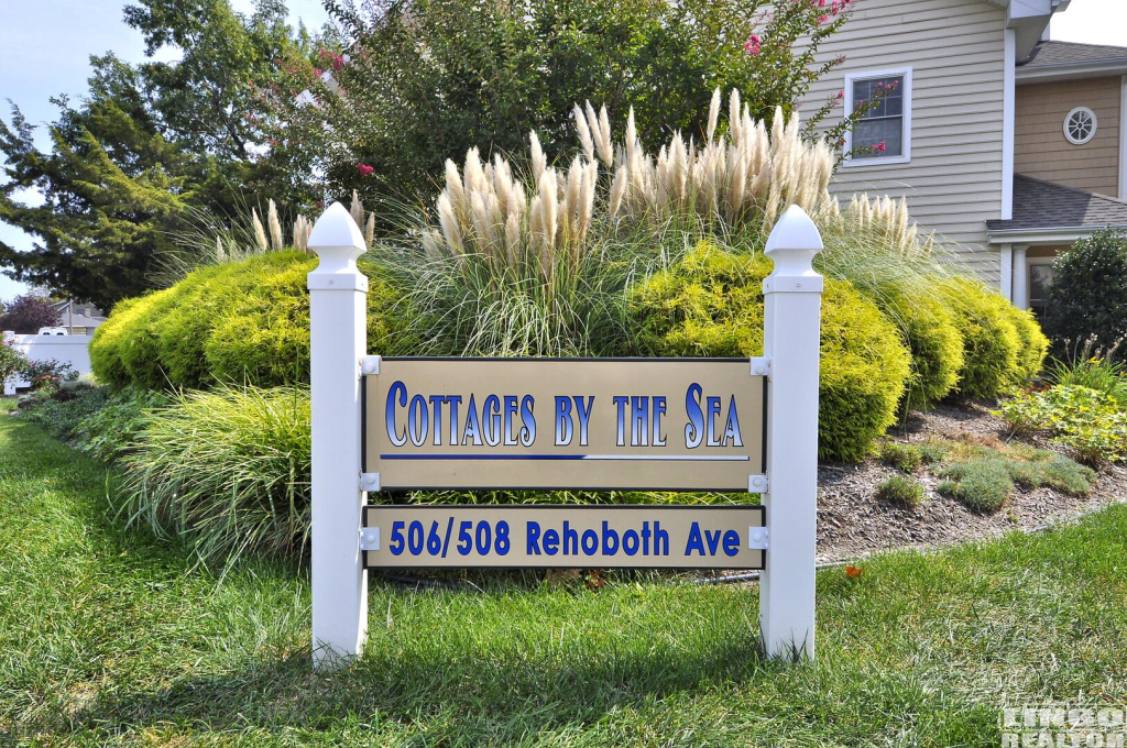 Amenity-Cottages+By+The+Sea+Sign-_DSC3094 Rehoboth Beach Real Estate, Lewes Beach Real Estate, Henlopen Acres Real Estate, Millsboro Real Estate and DE Beach Rentals - Jack Lingo REALTOR