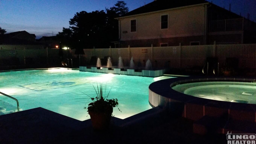 Pool+at+night 6301 SANDY BOTTOM CIRCLE  Rental Property
